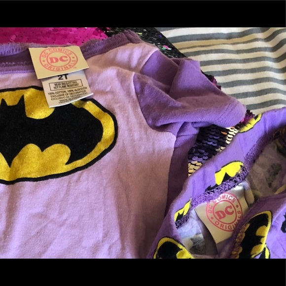 DC comics Batman pj for tot girl - Picture 2 of 2